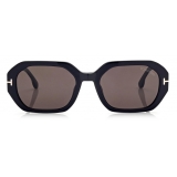 Tom Ford - Veronique Sunglasses - Occhiali da Sole Squadrati - Nero - FT0917 - Occhiali da Sole - Tom Ford Eyewear