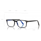 Tom Ford - Occhiali da Vista Rettangolare - Nero - FT5735-B - Occhiali da Vista - Tom Ford Eyewear