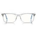 Tom Ford - Rectangular Blue Block Optical Glasses - Clear - FT5735-B - Optical Glasses - Tom Ford Eyewear
