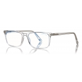 Tom Ford - Rectangular Blue Block Optical Glasses - Clear - FT5735-B - Optical Glasses - Tom Ford Eyewear