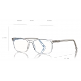 Tom Ford - Occhiali da Vista Rettangolare - Chiaro - FT5735-B - Occhiali da Vista - Tom Ford Eyewear