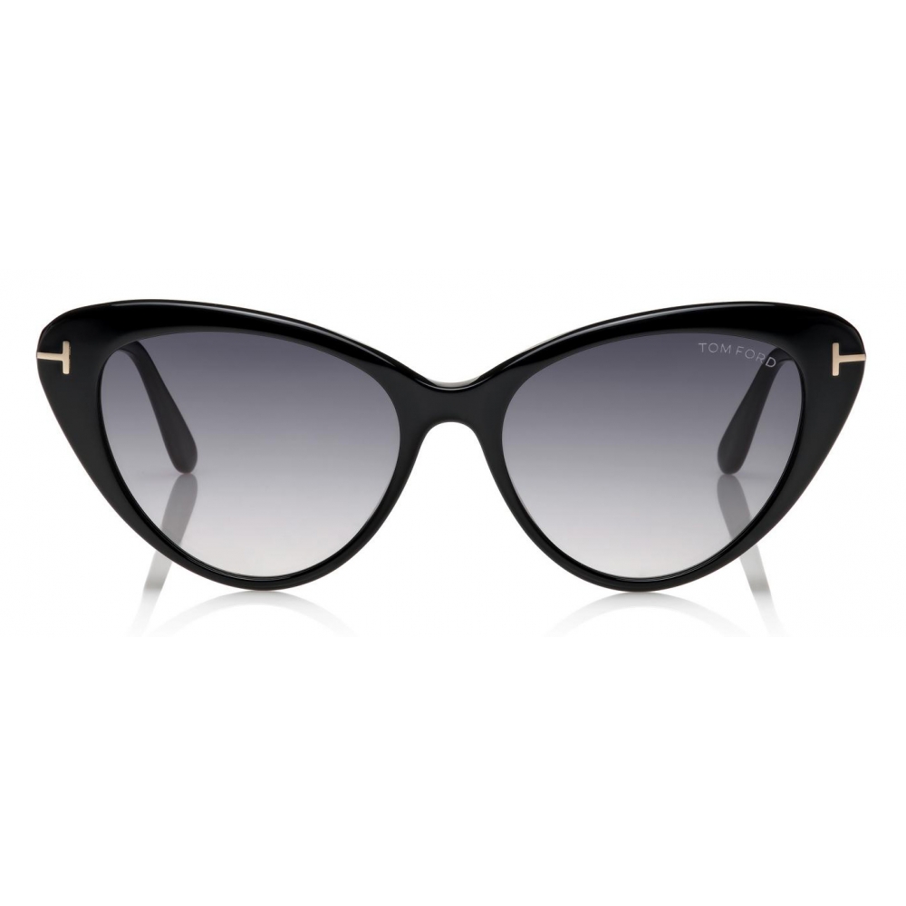 Tom Ford - Harlow Sunglasses - Cat Eye Sunglasses - Black - FT0869 ...