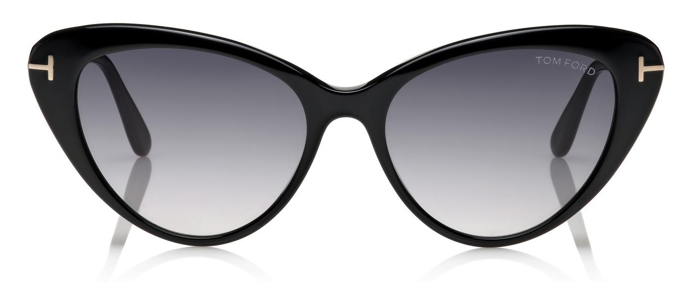 Tom Ford - Harlow Sunglasses - Cat Eye Sunglasses - Black - FT0869 -  Sunglasses - Tom Ford Eyewear - Avvenice