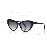 Tom Ford - Harlow Sunglasses - Cat Eye Sunglasses - Black - FT0869 - Sunglasses - Tom Ford Eyewear