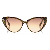 Tom Ford - Harlow Sunglasses - Cat Eye Sunglasses - Dark Havana - FT0869 - Sunglasses - Tom Ford Eyewear