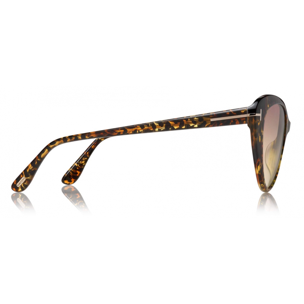 Tom Ford - Harlow Sunglasses - Cat Eye Sunglasses - Dark Havana - FT0869 -  Sunglasses - Tom Ford Eyewear - Avvenice