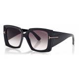 Tom Ford - Jacquetta Sunglasses - Occhiali da Sole Squadrati - Nero - FT0921 - Occhiali da Sole - Tom Ford Eyewear