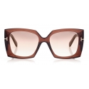 Tom Ford - Jacquetta Sunglasses - Square Sunglasses - Brown - FT0921 - Sunglasses - Tom Ford Eyewear