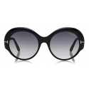 Tom Ford – Ginger Occhiali da Sole Rotondi - Nero - FT0873 - Occhiali da Sole - Tom Ford Eyewear