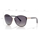 Tom Ford - Penelope Sunglasses - Aviator Sunglasses - Rose Gold Black - FT0320 - Sunglasses - Tom Ford Eyewear