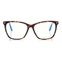 Tom Ford - Occhiali da Vista Cat Eye - Havana Scuro - FT5762-B - Occhiali da Vista - Tom Ford Eyewear