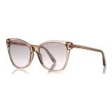 Tom Ford - Ani Sunglasses - Occhiali da Sole Cat Eye - Champagne - FT0844 - Occhiali da Sole - Tom Ford Eyewear