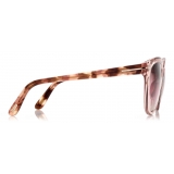 Tom Ford - Olivia Sunglasses - Occhiali da Sole a Farfalla - Havana Scuro - FT0914 - Occhiali da Sole - Tom Ford Eyewear