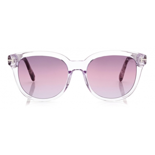 Tom Ford - Olivia Sunglasses - Occhiali da Sole a Farfalla - Lilla Lucido Viola - FT0914 - Occhiali da Sole - Tom Ford Eyewear