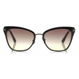 Tom Ford - Faryn Sunglasses - Occhiali da Sole Cat Eye - Nero - FT0843 - Occhiali da Sole - Tom Ford Eyewear