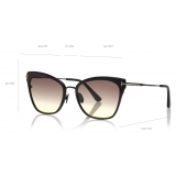 Tom Ford - Faryn Sunglasses - Cat Eye Sunglasses - Black - FT0843 - Sunglasses - Tom Ford Eyewear