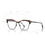 Tom Ford - Cat Eye Optical Glasses - Light Havana - FT5547-B - Optical Glasses - Tom Ford Eyewear