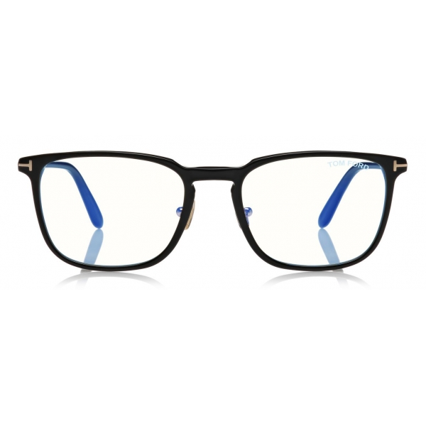 Tom Ford - Classic Rectangular Blue Block Optical Glasses - Black - FT5699-B - Optical Glasses - Tom Ford Eyewear