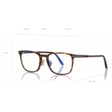 Tom Ford - Occhiali da Vista Rettangolare - Havana Scuro - FT5699-B - Occhiali da Vista - Tom Ford Eyewear