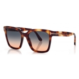 Tom Ford - Selby Sunglasses - Occhiali da Sole Squadrati - Havana Bionda - FT0952 - Occhiali da Sole - Tom Ford Eyewear