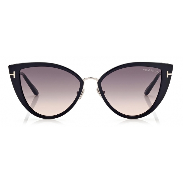 Tom Ford - Anjelica Sunglasses - Cat Eye Sunglasses - Black - FT0868 -  Sunglasses - Tom Ford Eyewear - Avvenice