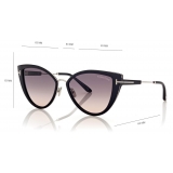 Tom Ford - Anjelica Sunglasses - Occhiali da Sole Cat Eye - Nero - FT0868 - Occhiali da Sole - Tom Ford Eyewear