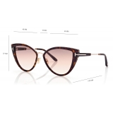 Tom Ford - Anjelica Sunglasses - Cat Eye Sunglasses - Dark Havana - FT0868 - Sunglasses - Tom Ford Eyewear
