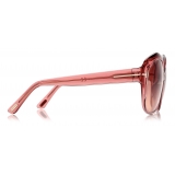 Tom Ford - Chiara Sunglasses - Occhiali da Sole a Farfalla - Rosa - FT0919 - Occhiali da Sole - Tom Ford Eyewear