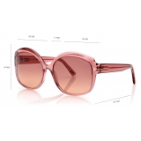 Tom Ford - Chiara Sunglasses - Occhiali da Sole a Farfalla - Rosa - FT0919 - Occhiali da Sole - Tom Ford Eyewear