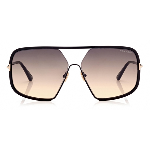 Tom Ford - Warren Sunglasses - Occhiali da Sole a Squadrati - Nero - FT0867 - Occhiali da Sole - Tom Ford Eyewear