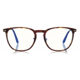 Tom Ford - Occhiali da Vista Rotondi - Havana Scuro - FT5700-B - Occhiali da Vista - Tom Ford Eyewear