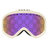 Gucci - Occhiale da Sole - Maschera da Sci - Avorio Rosa - Gucci Eyewear