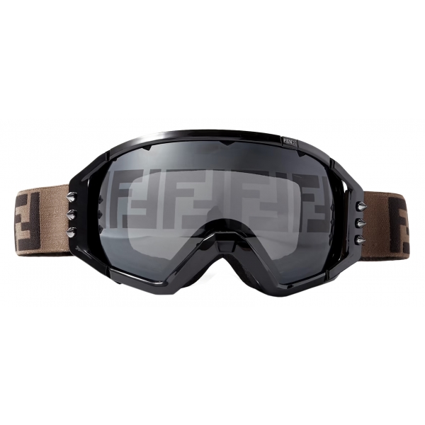 Fendi - Studded Ski Goggles - Black - Sunglasses - Ski Mask - Fendi Eyewear