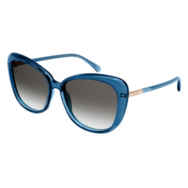 Pomellato - Iconica Sunglasses - Cat-Eye - Blue - Pomellato Eyewear ...