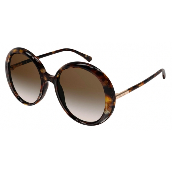 Pomellato - Iconica Sunglasses - Round - Havana Tortoiseshell - Pomellato Eyewear