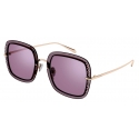 Pomellato - Nudo Sunglasses - Square - Purple Gold - Pomellato Eyewear