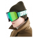 Off-White - Maschera da Sci con Lenti Specchiate - Verde - Occhiali da Sole - Luxury - Off-White Eyewear