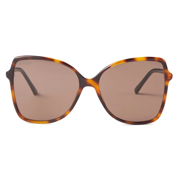 Jimmy Choo - Fede - Dark Havana Round-Frame Sunglasses - Jimmy Choo Eyewear