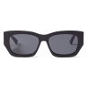 Jimmy Choo - Cami - Occhiali da Sole Quadrati Neri con Logo JC Fucsia - Jimmy Choo Eyewear
