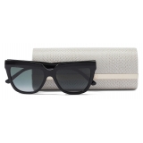 Jimmy Choo - Julieka - Occhiali da Sole Quadrati Neri con logo JC e Borchie - Jimmy Choo Eyewear