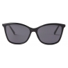 Jimmy Choo - Ba - Black Square-Frame Sunglasses with Glitter Temples - Jimmy Choo Eyewear