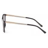 Jimmy Choo - Ba - Black Square-Frame Sunglasses with Glitter Temples - Jimmy Choo Eyewear