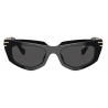 Miu Miu - Miu Miu Logo Sunglasses - Cat Eye - Black - Sunglasses - Miu Miu Eyewear