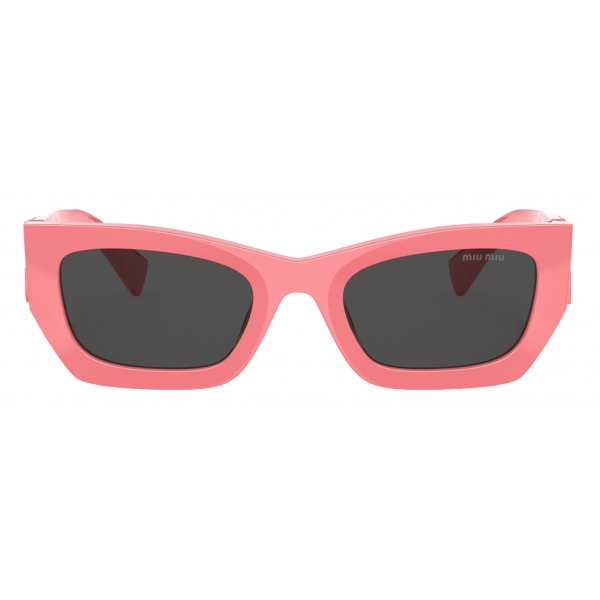 Miu Miu - Miu Miu Eyewear Collection Sunglasses - Rectangular - Pink ...