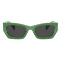 Miu Miu - Miu Miu Eyewear Collection Sunglasses - Rectangular - Mint Green - Sunglasses - Miu Miu Eyewear