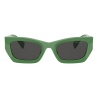 Miu Miu - Miu Miu Eyewear Collection Sunglasses - Rectangular - Mint Green - Sunglasses - Miu Miu Eyewear