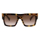 Miu Miu - Miu Miu Eyewear Collection Sunglasses - Rectangular Oversize - Honey Tortoiseshell - Sunglasses - Miu Miu Eyewear
