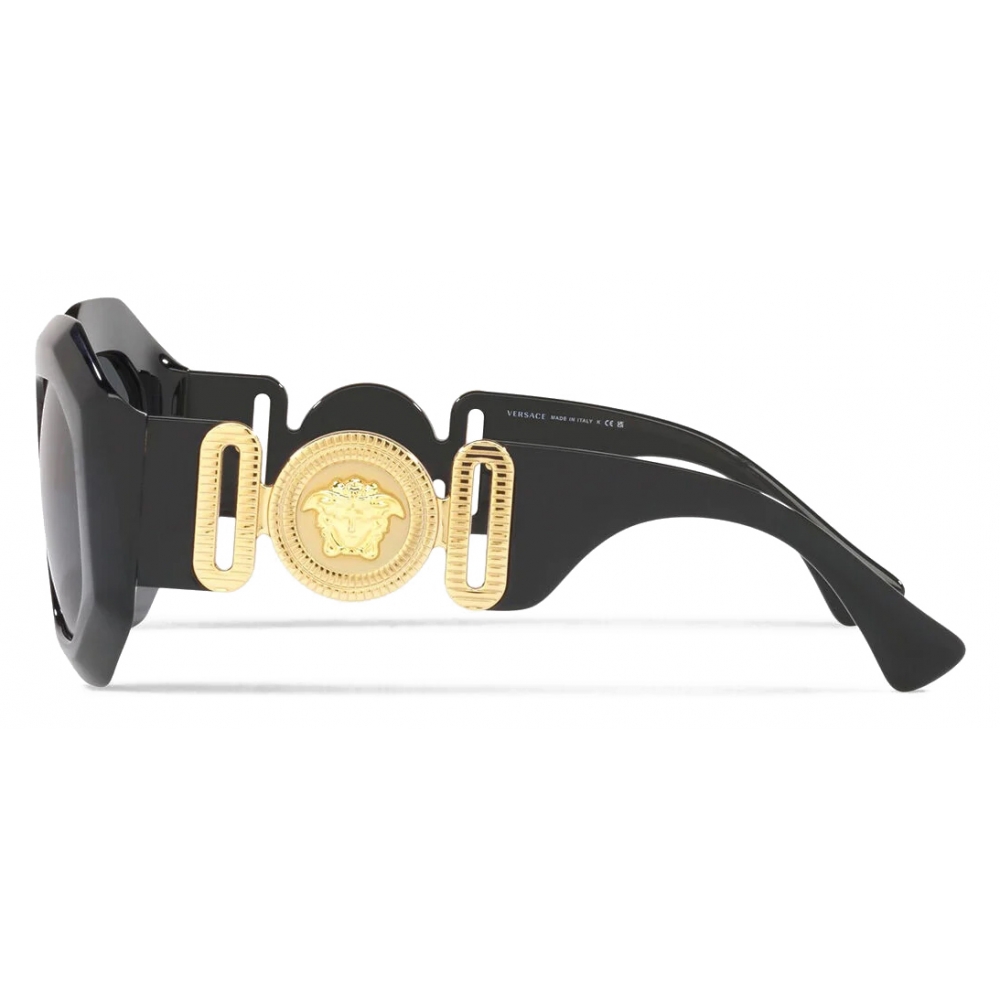 Versace - Sunglasses Maxi Medusa Biggie Squared - Black - Sunglasses ...