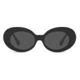 Versace - Sunglasses Medusa Biggie Oval - Black - Sunglasses - Versace Eyewear