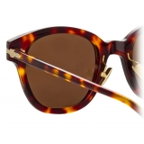 Linda Farrow - Atkins D-Frame Sunglasses in Tortoiseshell - LF42C5SUN - Linda Farrow Eyewear